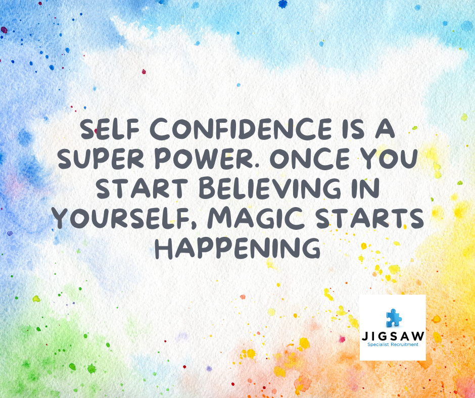Self confidence is a super power!